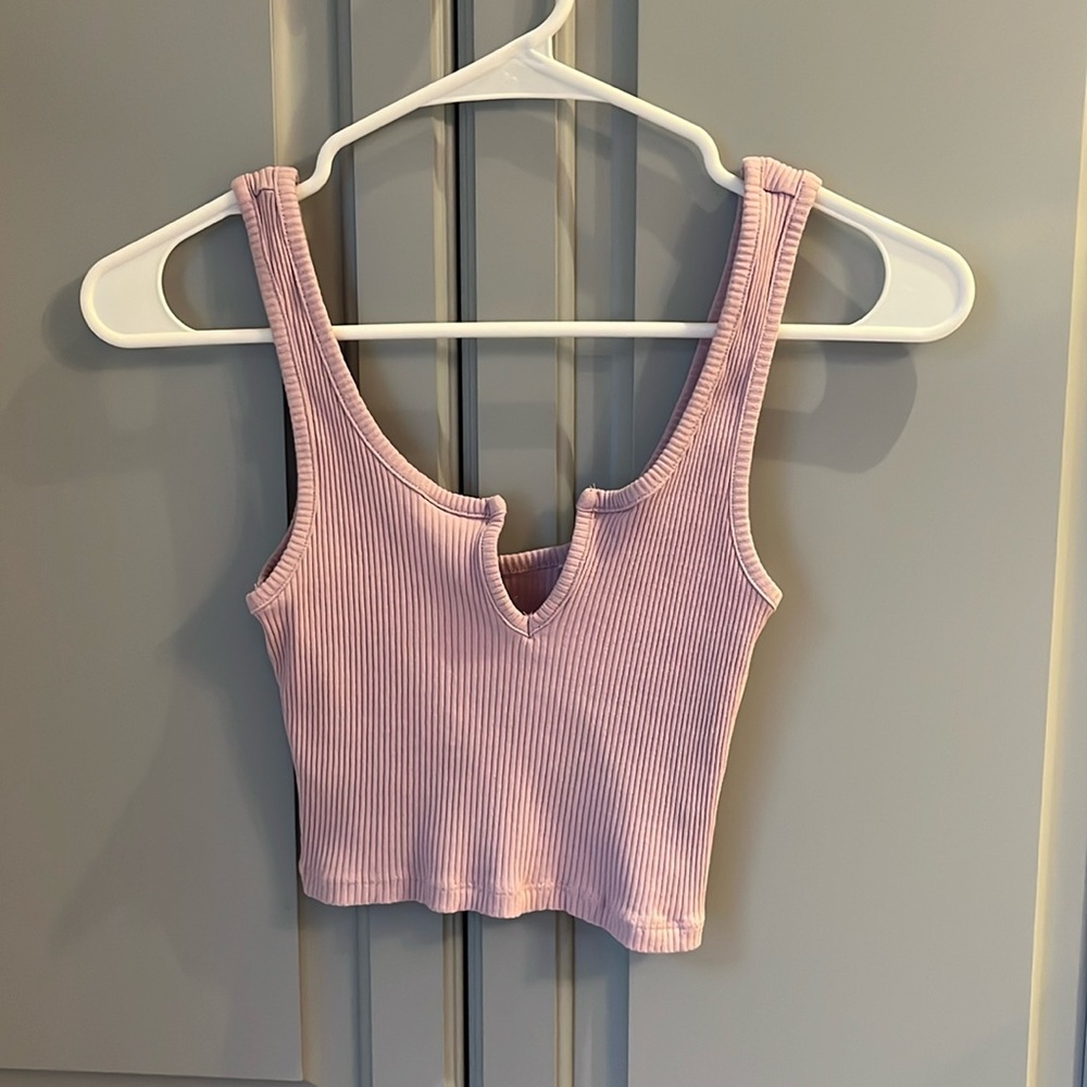 PacSun V-cut Ribbed Tank